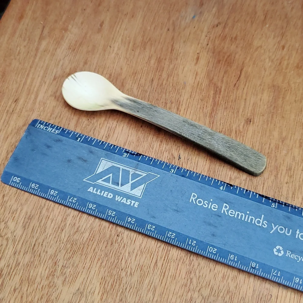 Stag Horn Spoon with Natural Finish GS646